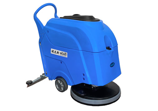 优尼斯L530B手推式洗地机|电瓶式洗地机|物业保洁洗地机