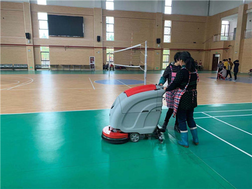 优尼斯手推式静音洗地机医院学校用